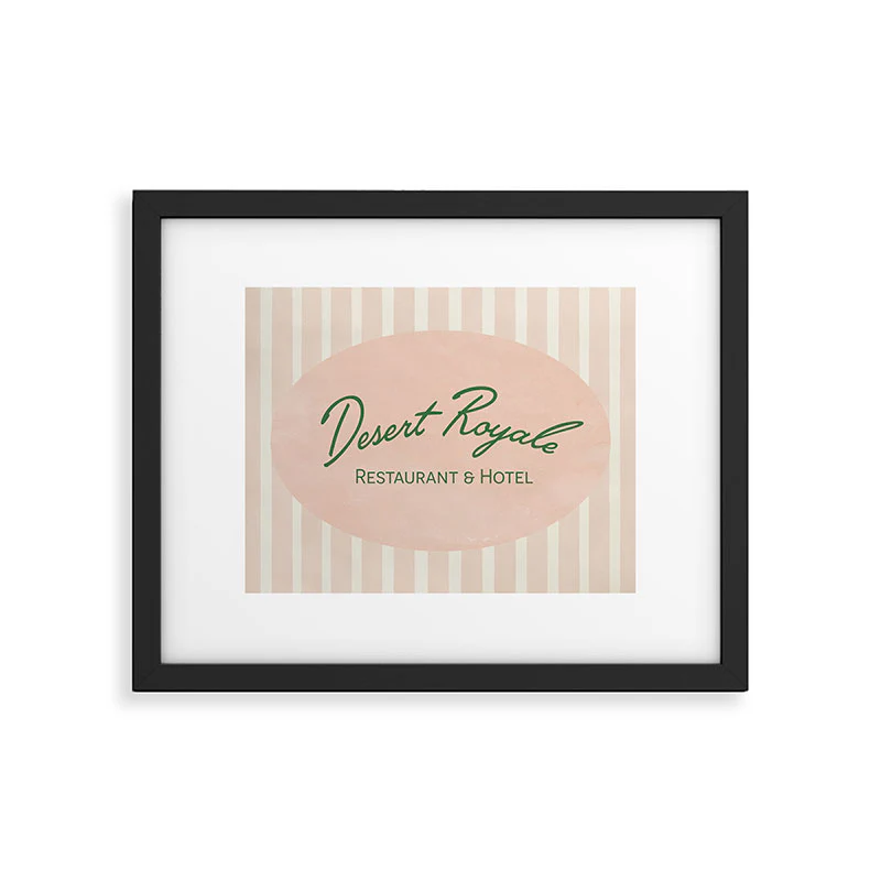 DENY Designs desert royale Framed Art Print - Image 27