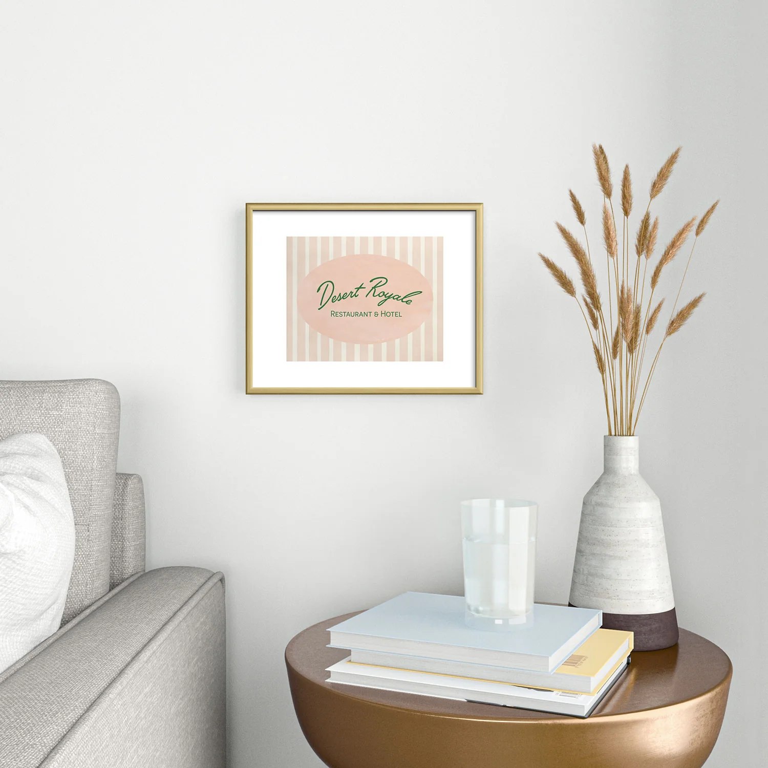 DENY Designs desert royale Metal Framed Art Print - Image 2