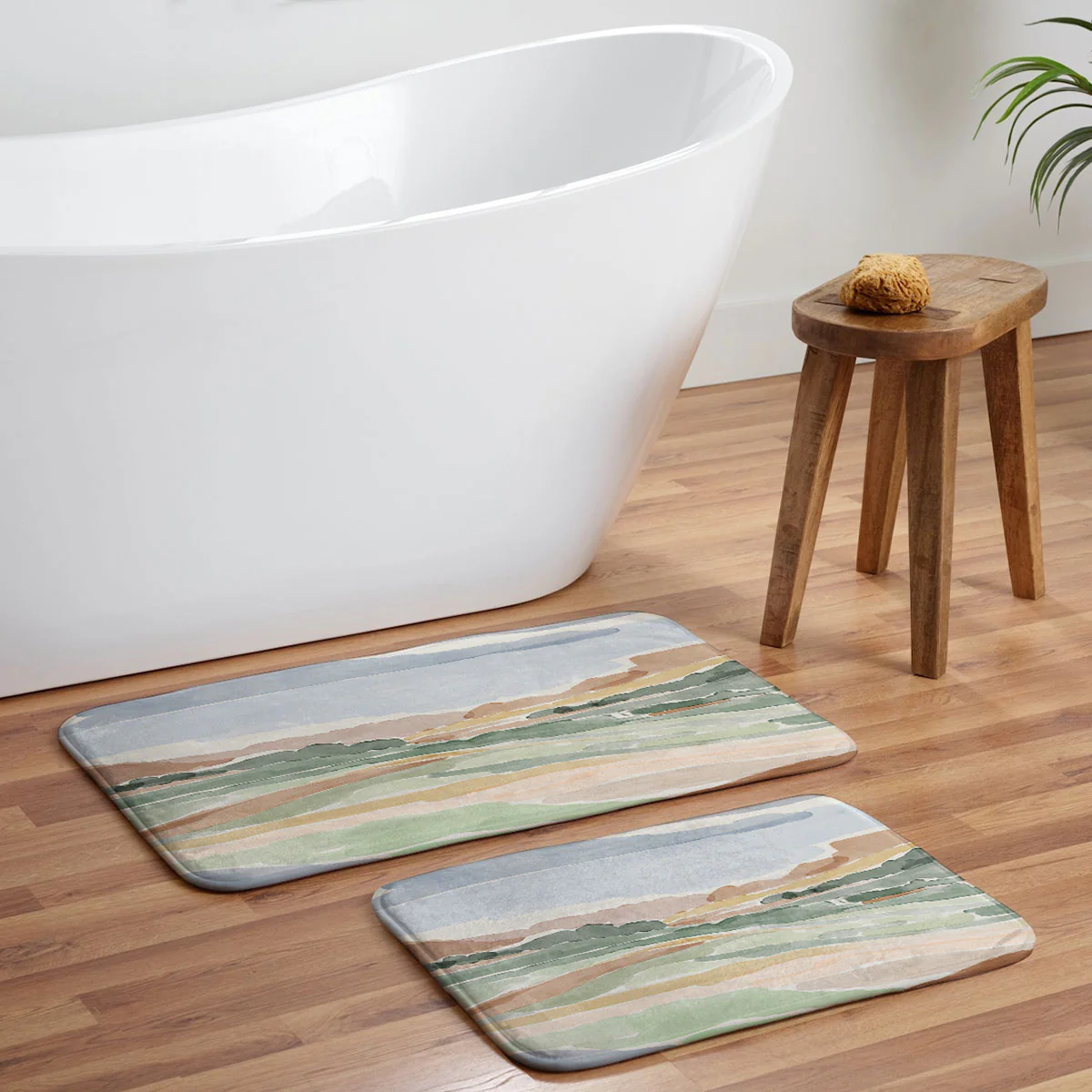 DENY Designs Dreamscape I Memory Foam Bath Mat - Image 5