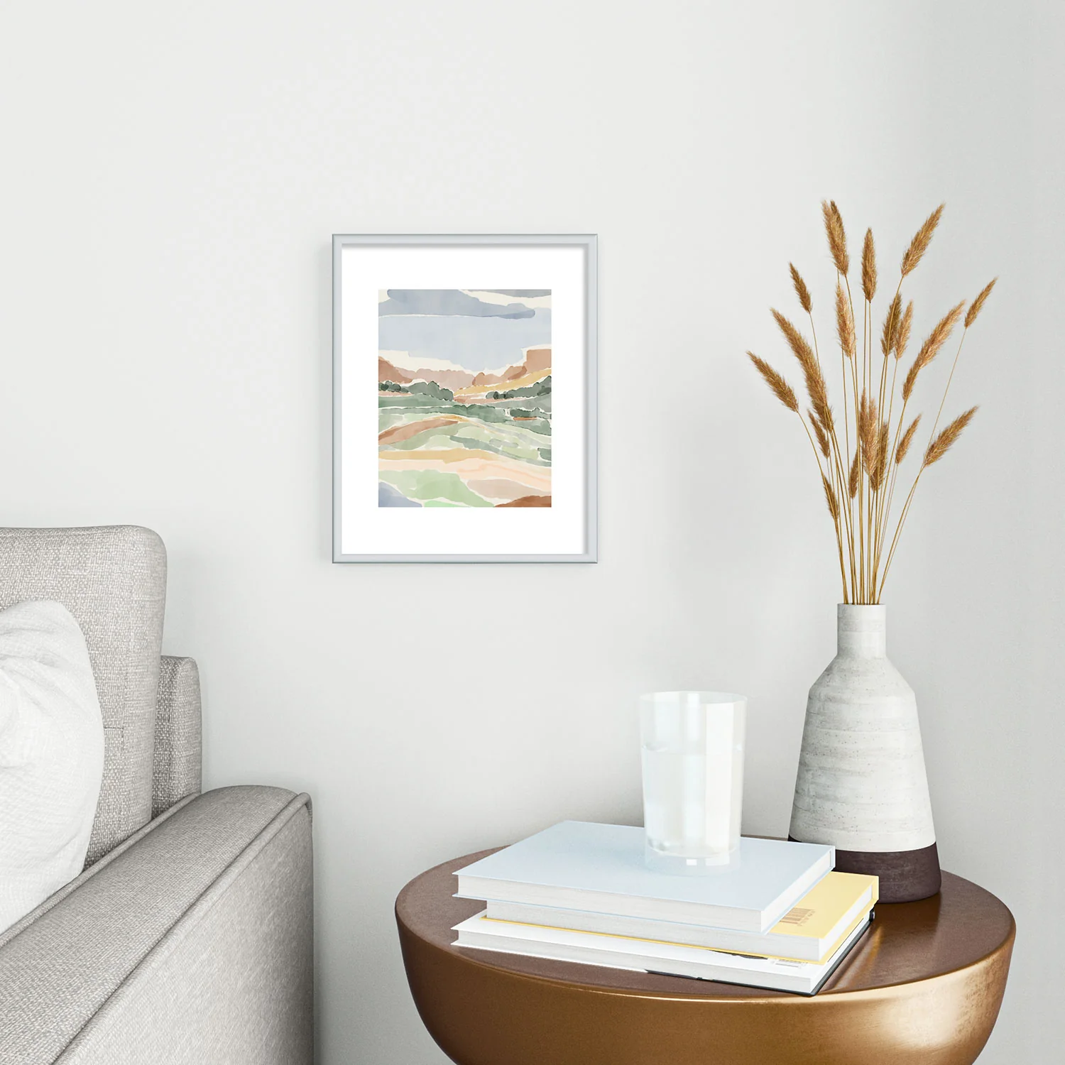 DENY Designs Dreamscape I Metal Framed Art Print - Image 6