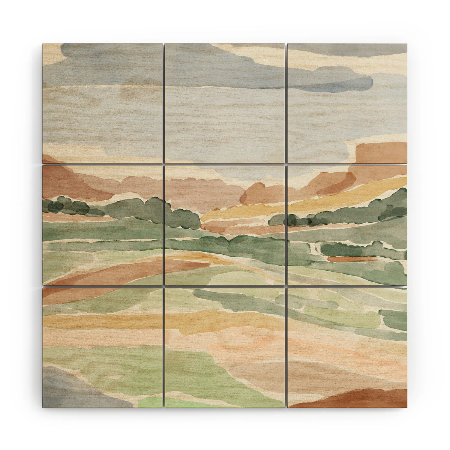 DENY Designs Dreamscape I Wood Wall Mural
