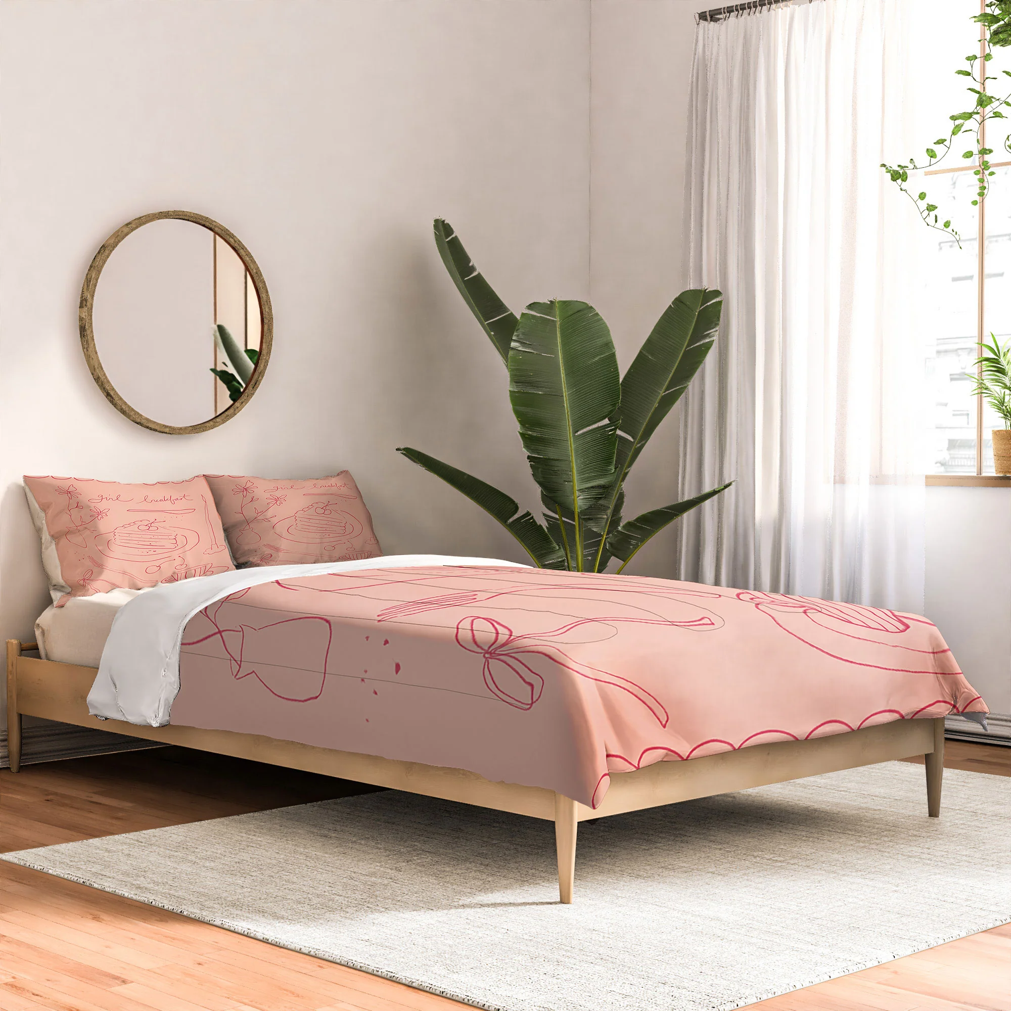 DENY Designs girl breakfast Comforter - Image 2