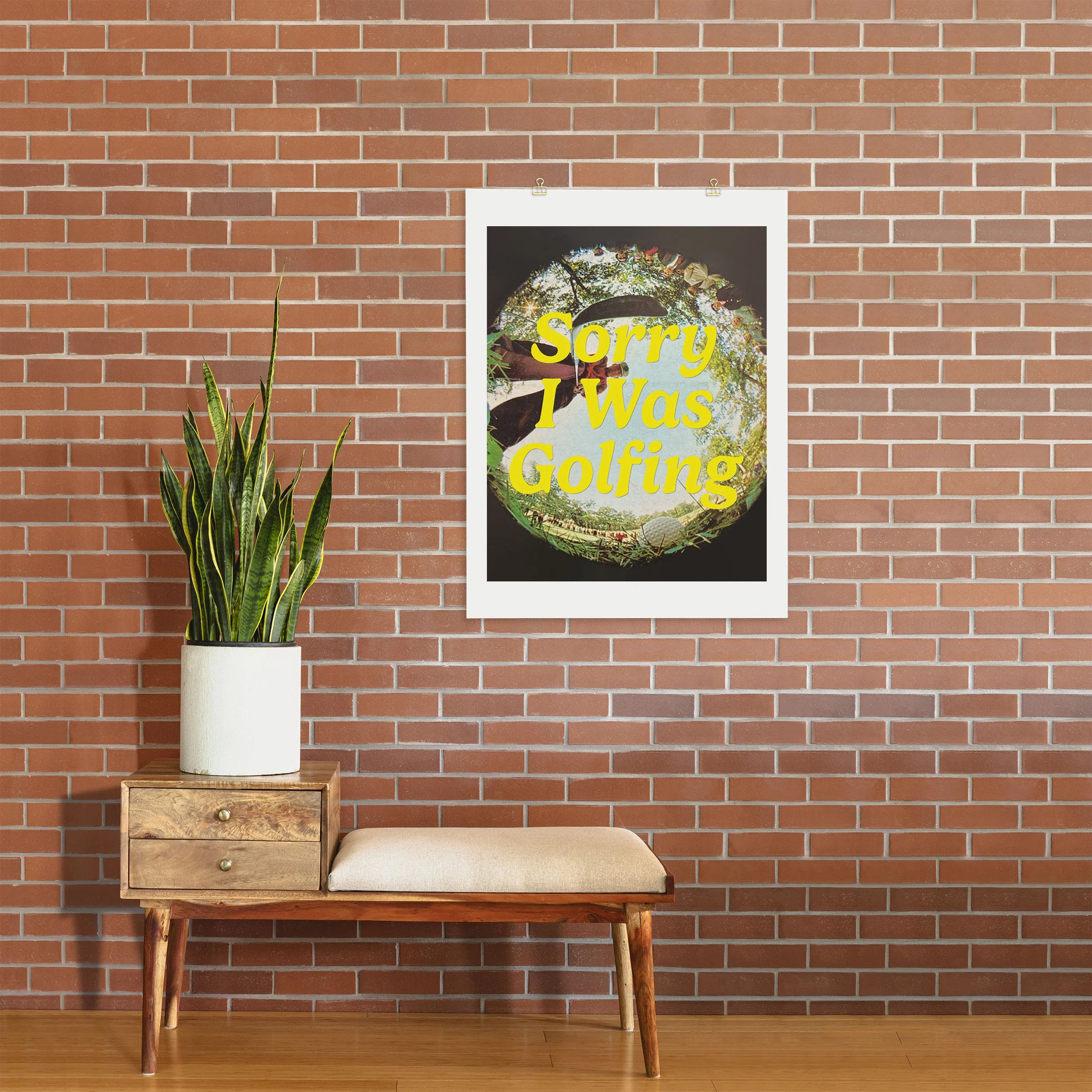 DENY Designs GolfFisheye Art Print - Image 23