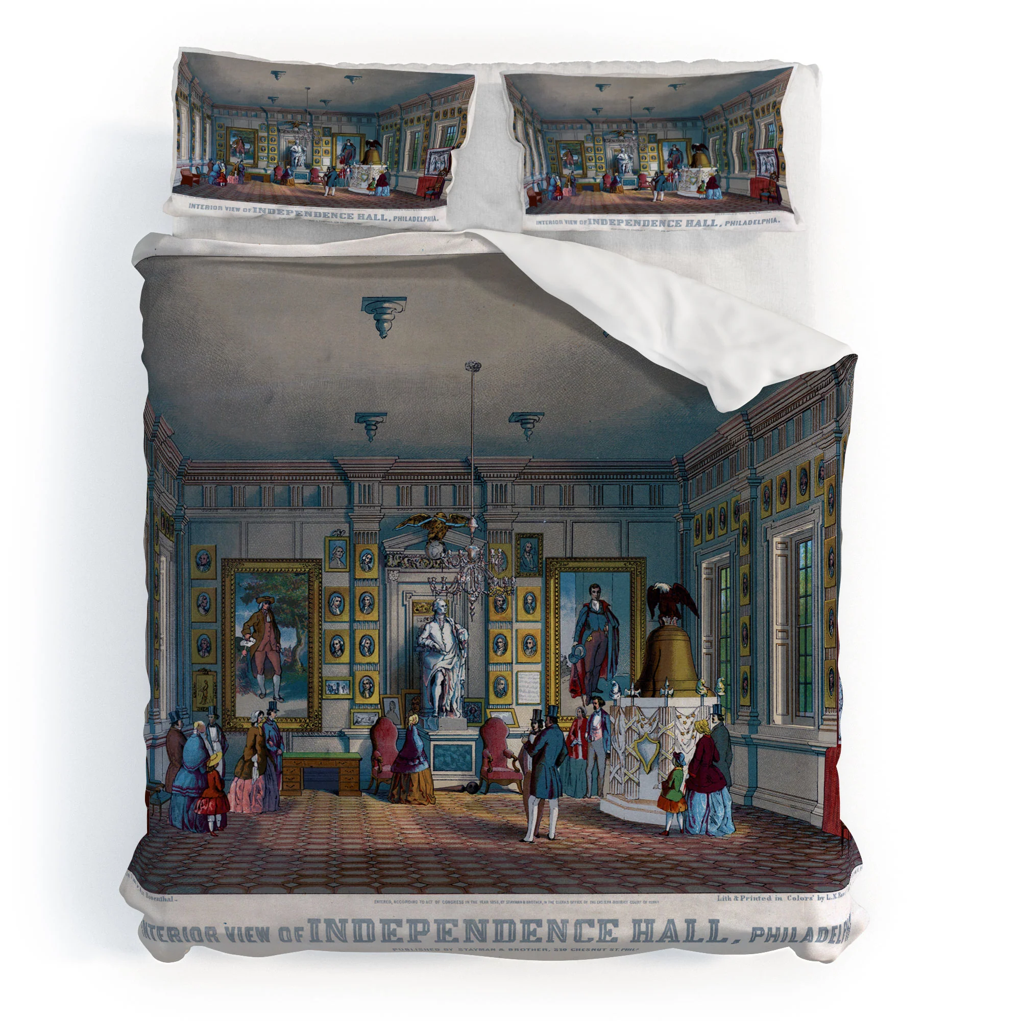 DENY Designs Independence Hall Duvet Cover - Image 37
