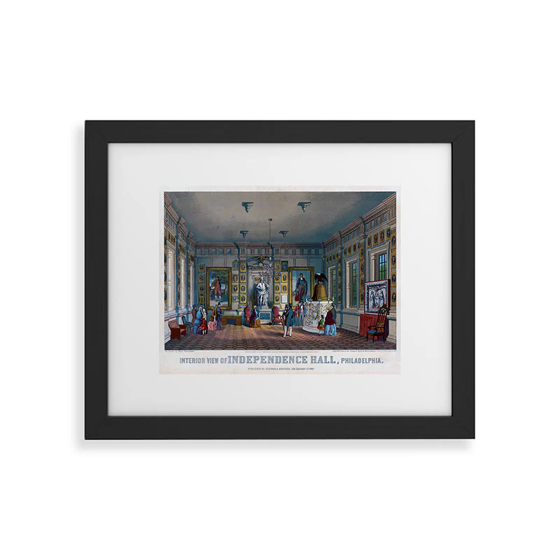 DENY Designs Independence Hall Framed Art Print