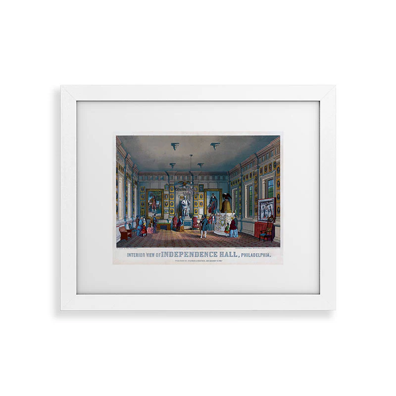 DENY Designs Independence Hall Framed Art Print - Image 23