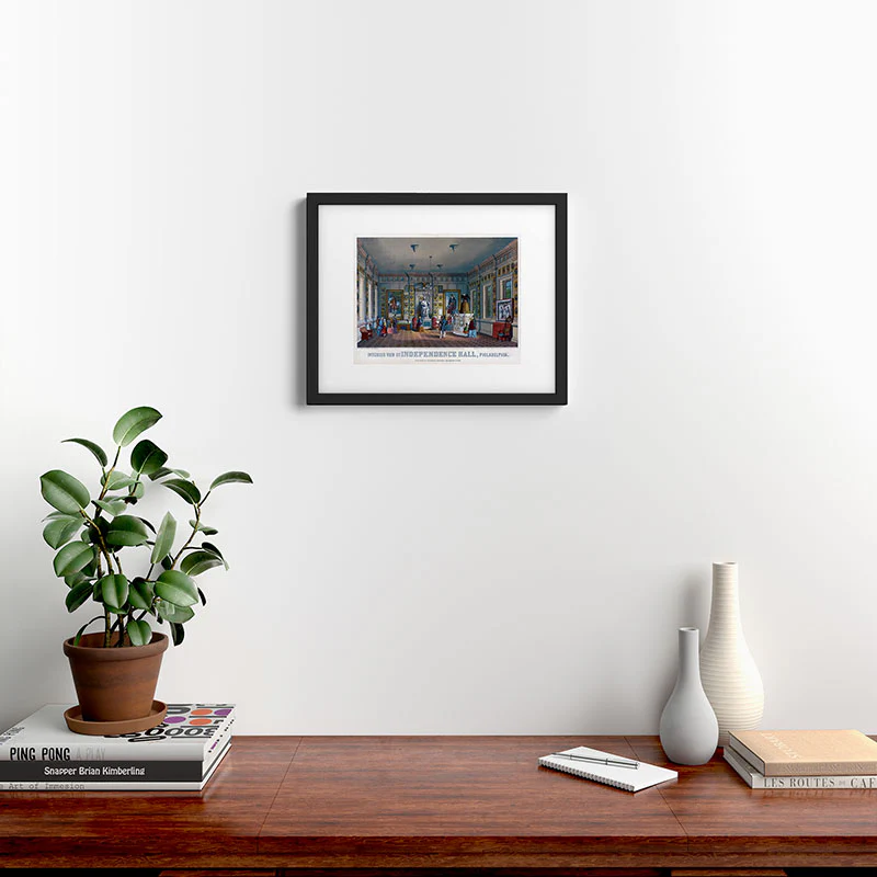 DENY Designs Independence Hall Framed Art Print - Image 32