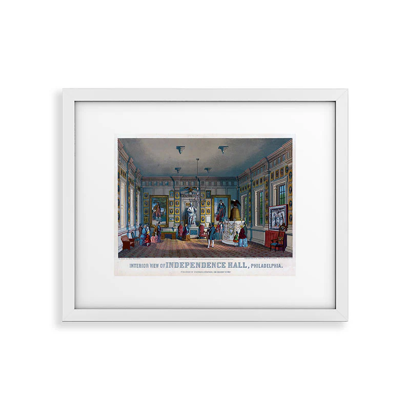 DENY Designs Independence Hall Framed Art Print - Image 39