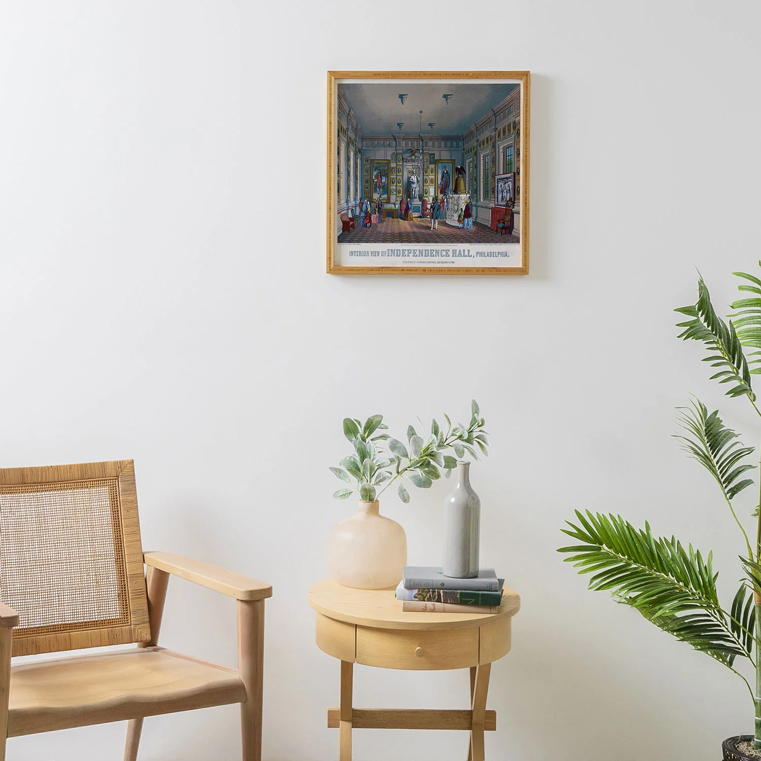 DENY Designs Independence Hall Framed Wall Art - Image 4