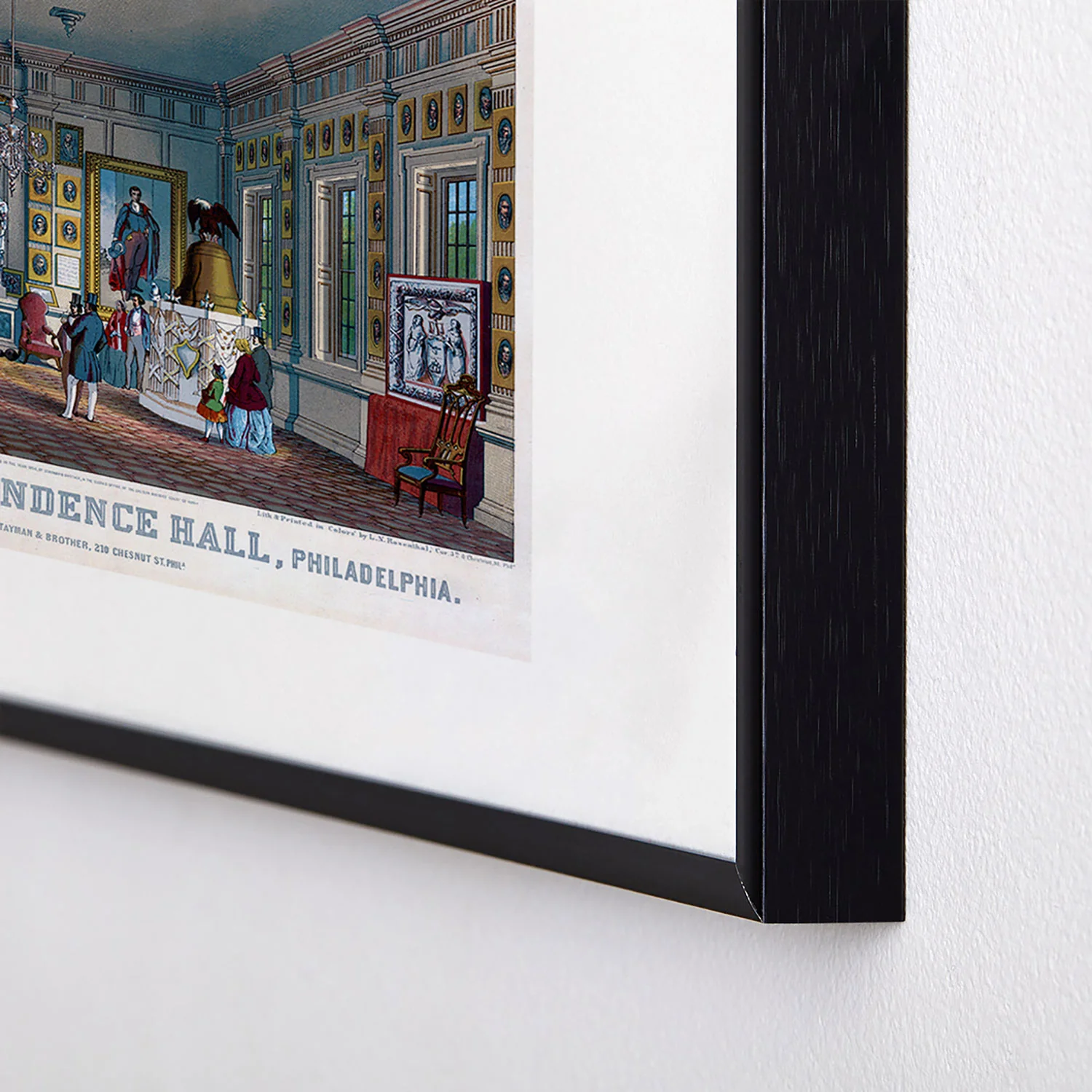 DENY Designs Independence Hall Metal Framed Art Print - Image 12