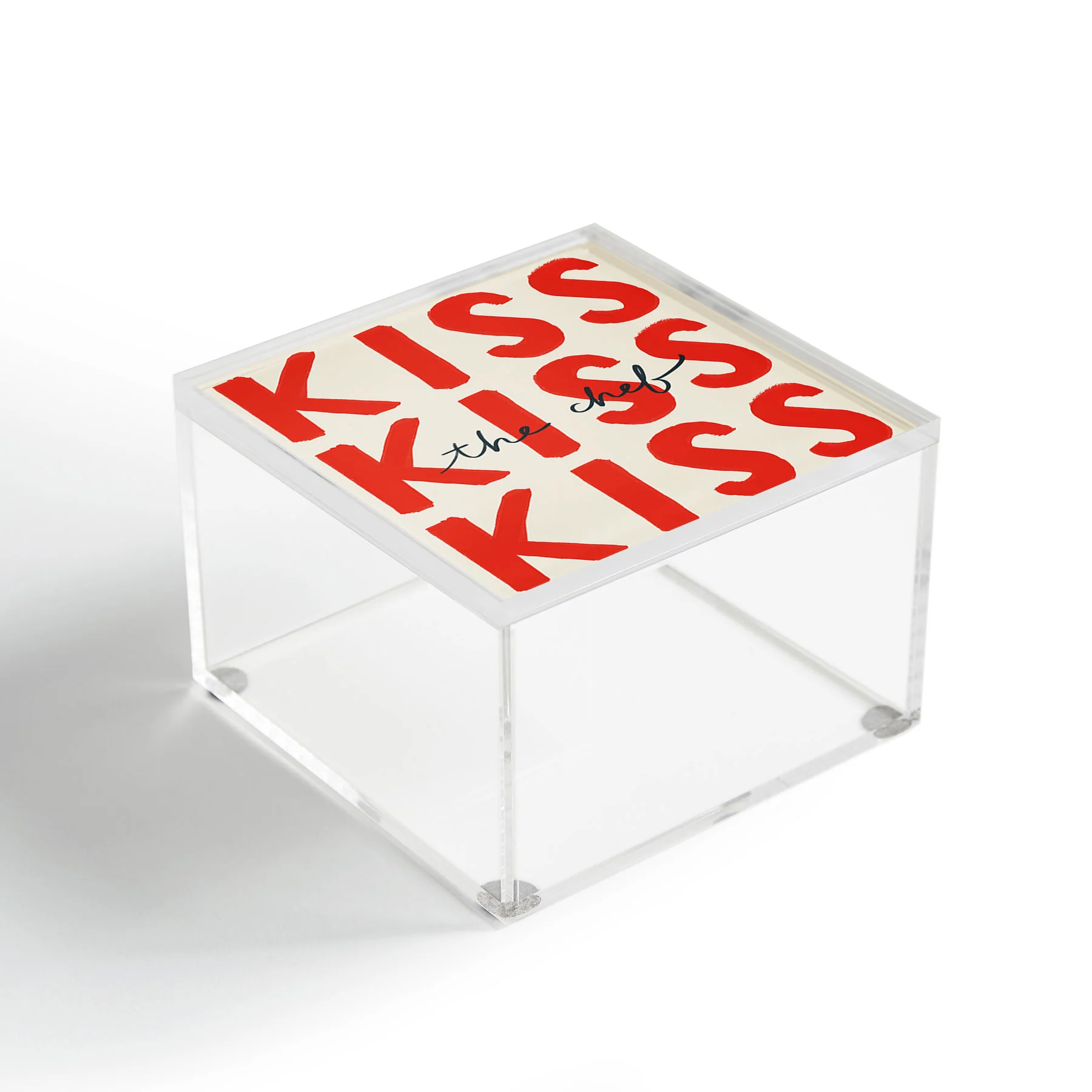 DENY Designs Kiss The Chef Acrylic Box