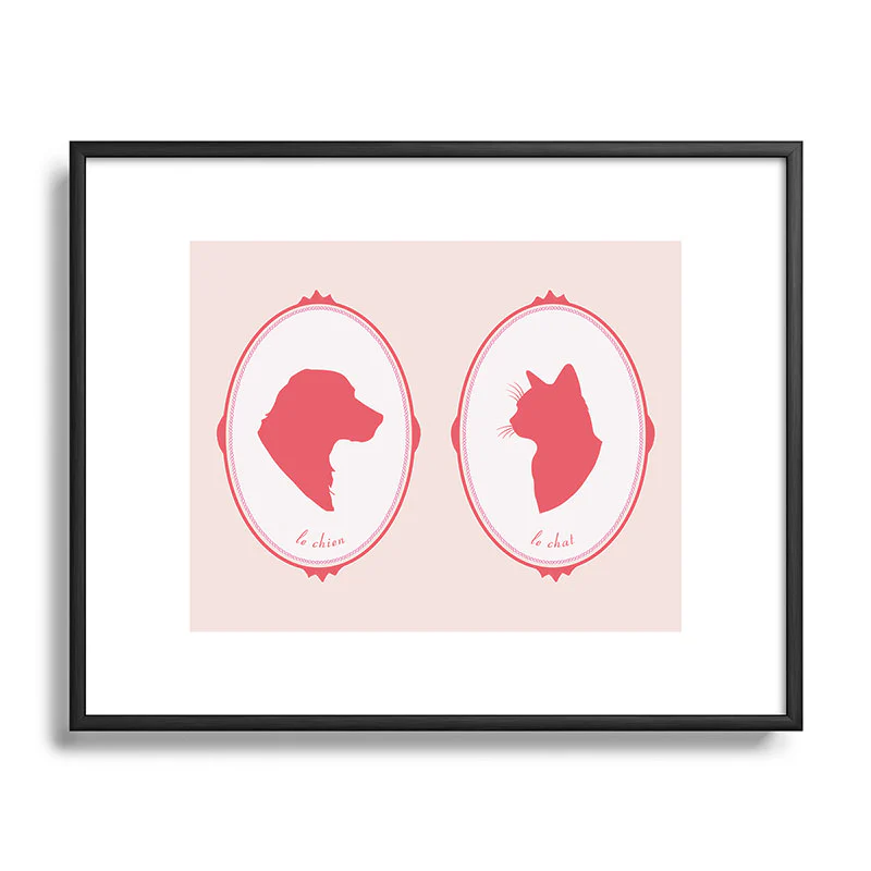 DENY Designs kit cameo Metal Framed Art Print - Image 9