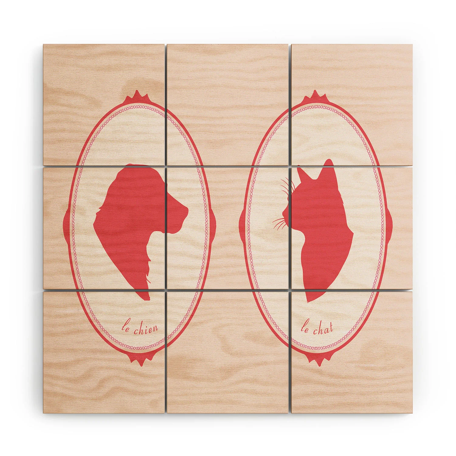 DENY Designs kit cameo Wood Wall Mural - Image 2