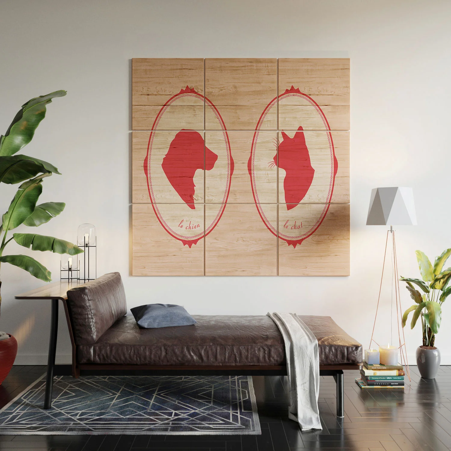 DENY Designs kit cameo Wood Wall Mural - Image 6