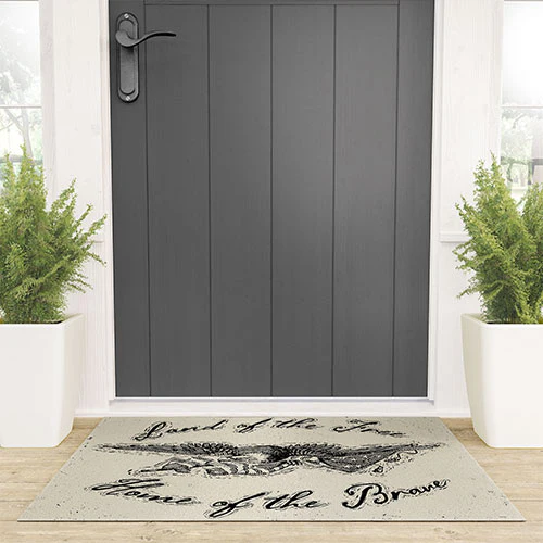 DENY Designs Land of the Free Eagle Welcome Mat - Image 4