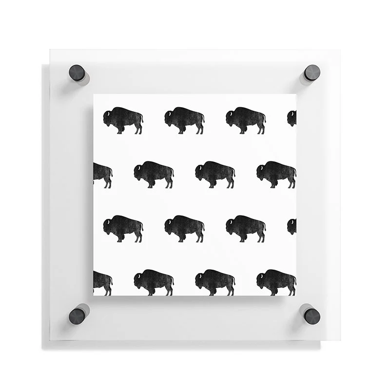 DENY Designs Midnight Bison Floating Acrylic Print - Image 11