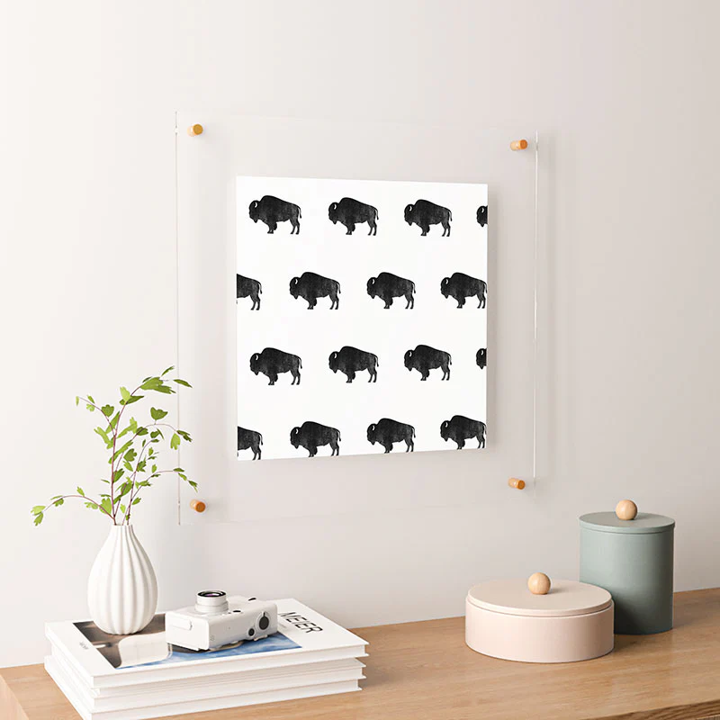 DENY Designs Midnight Bison Floating Acrylic Print - Image 26