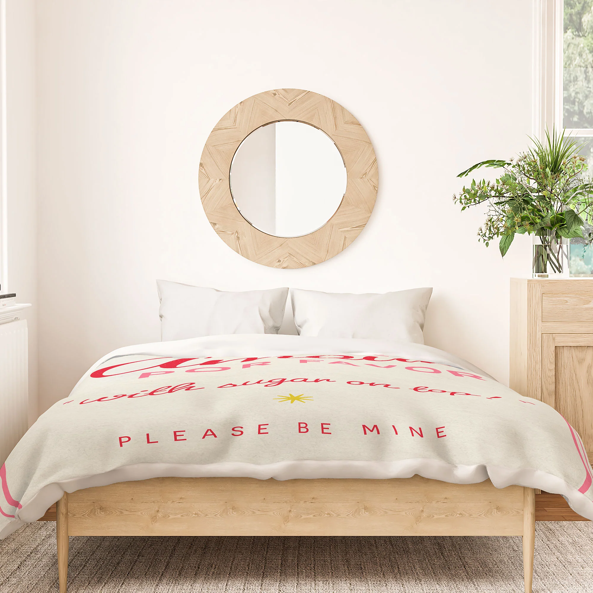 DENY Designs More Amour Duvet Cover - Image 2