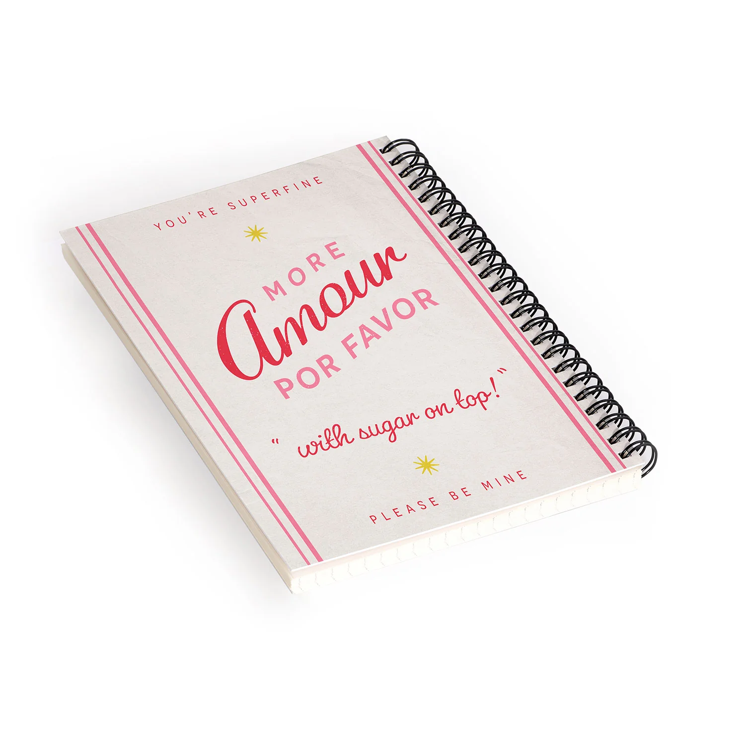 DENY Designs More Amour Spiral Notebook - Image 2
