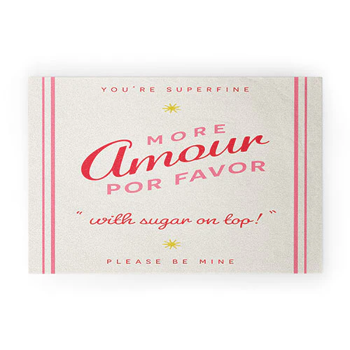 DENY Designs More Amour Welcome Mat