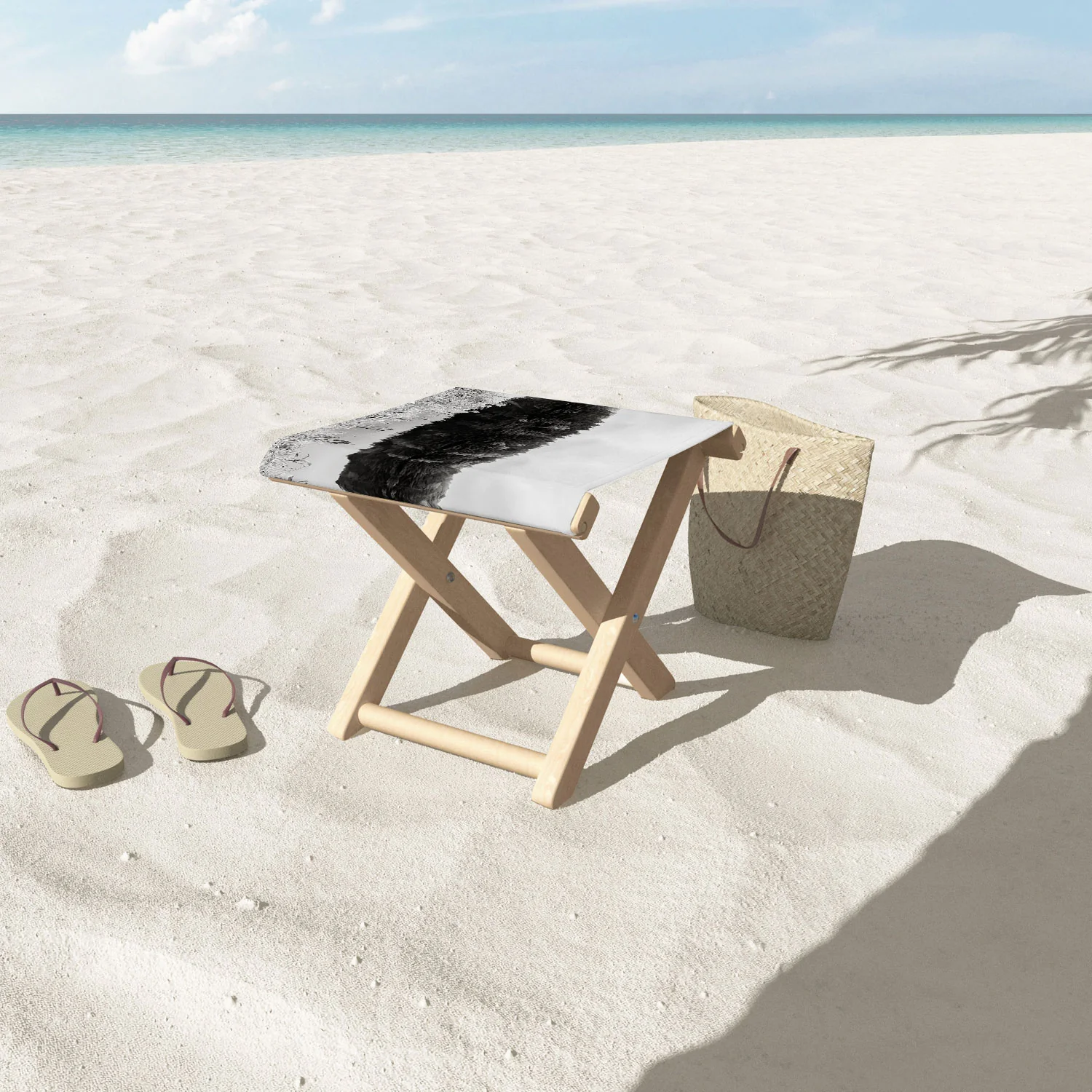 DENY Designs neversink Folding Stool - Image 3