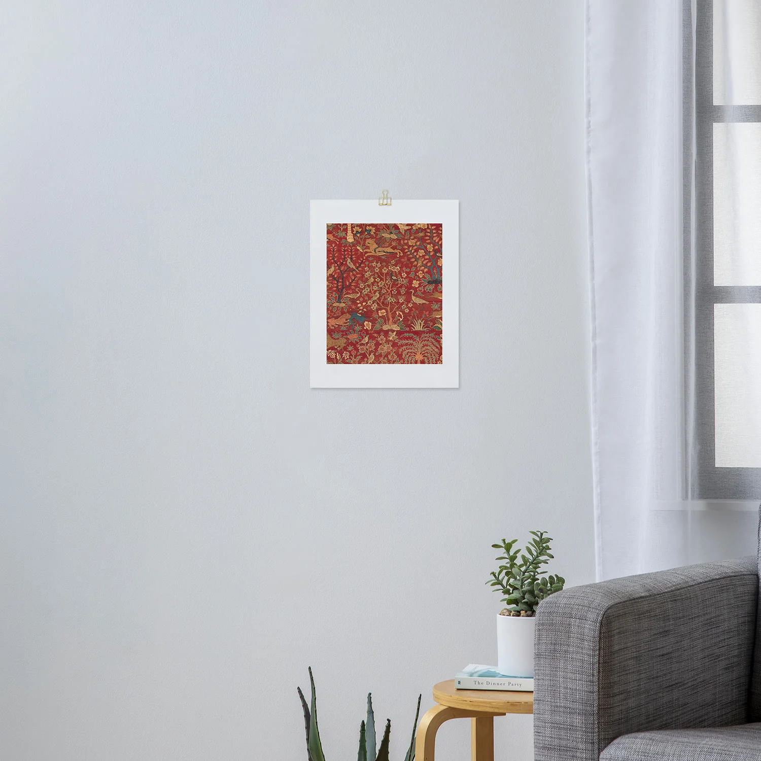 DENY Designs Palm Trees Ibexes and Birds Art Print - Image 6