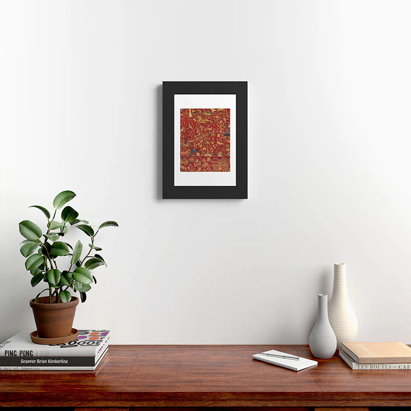 DENY Designs Palm Trees Ibexes and Birds Framed Art Print - Image 6