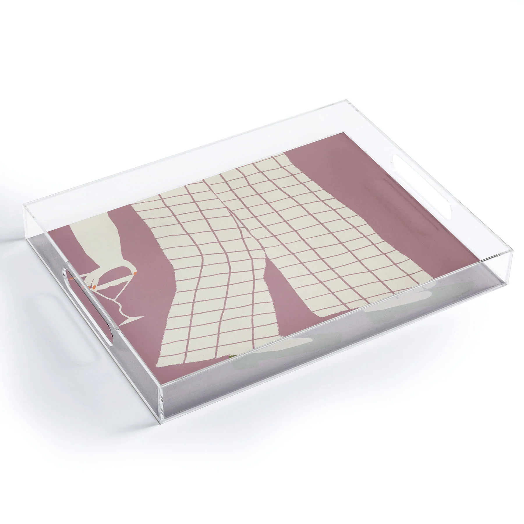 DENY Designs Pinkies Up Whimsy Acrylic Tray - Image 2