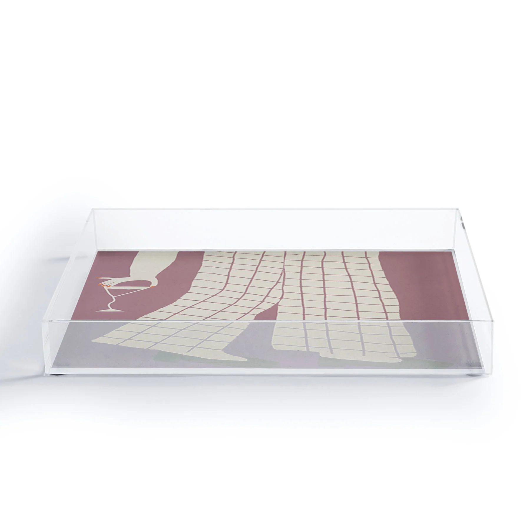 DENY Designs Pinkies Up Whimsy Acrylic Tray - Image 6