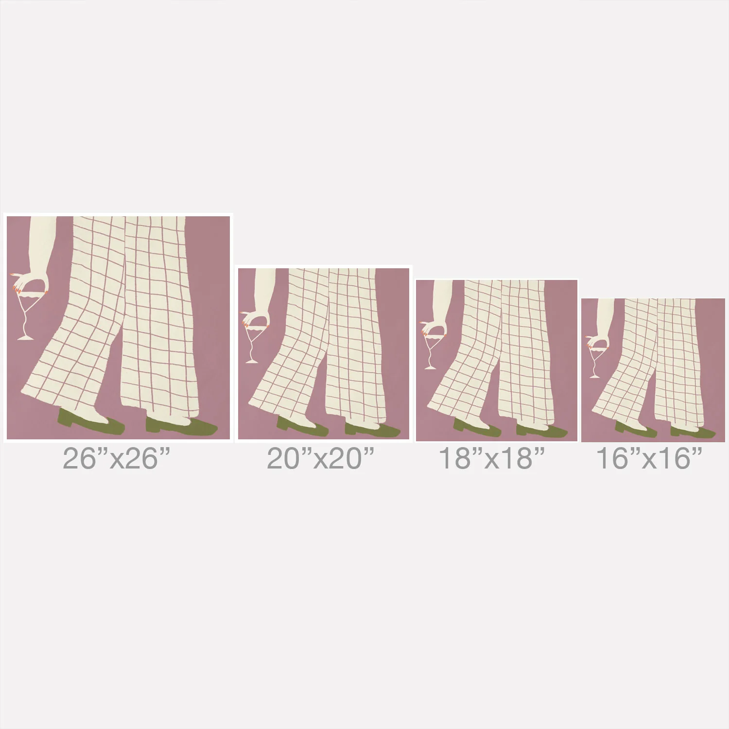 DENY Designs Pinkies Up Whimsy Outdoor Throw Pillow - Image 19