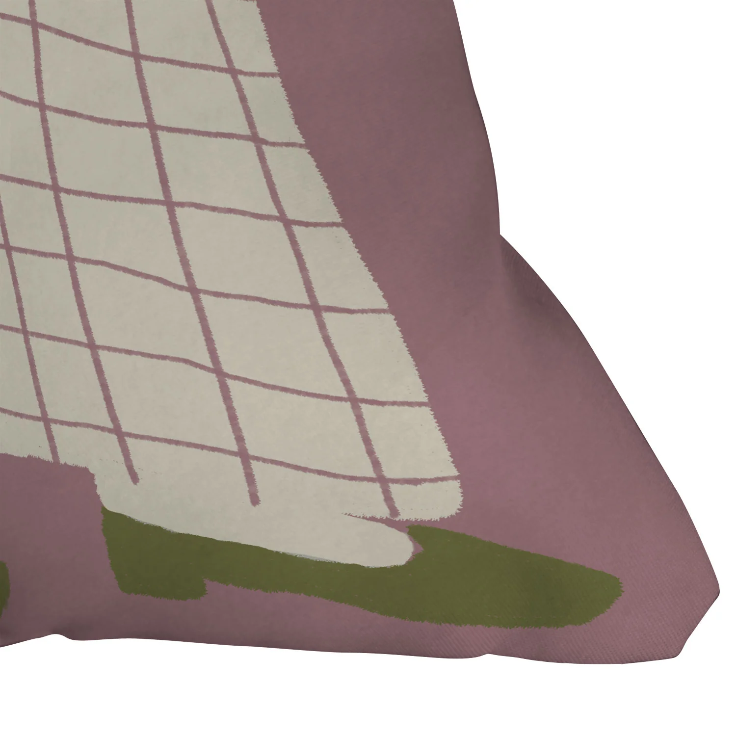 DENY Designs Pinkies Up Whimsy Outdoor Throw Pillow - Image 9