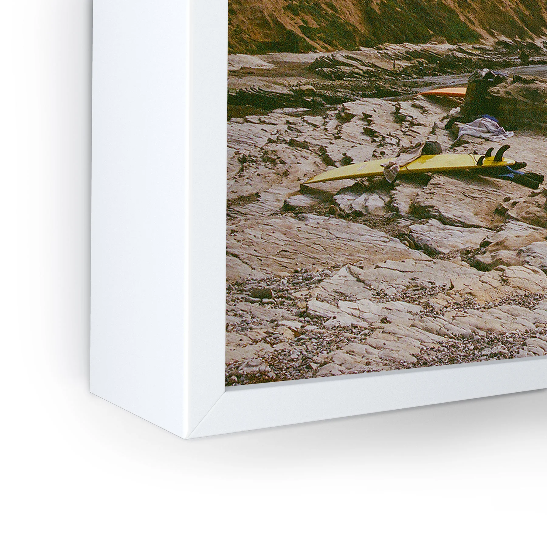 DENY Designs rocky beachside Framed Mini Art Print - Image 9