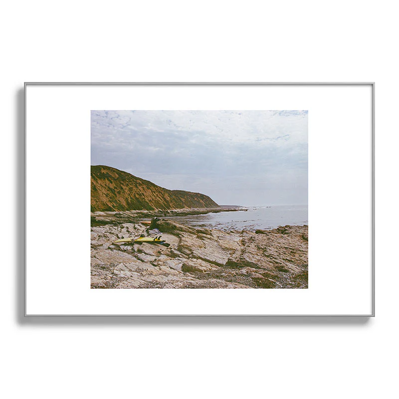 DENY Designs rocky beachside Metal Framed Art Print - Image 41