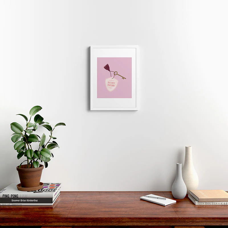 DENY Designs room key Framed Art Print - Image 42
