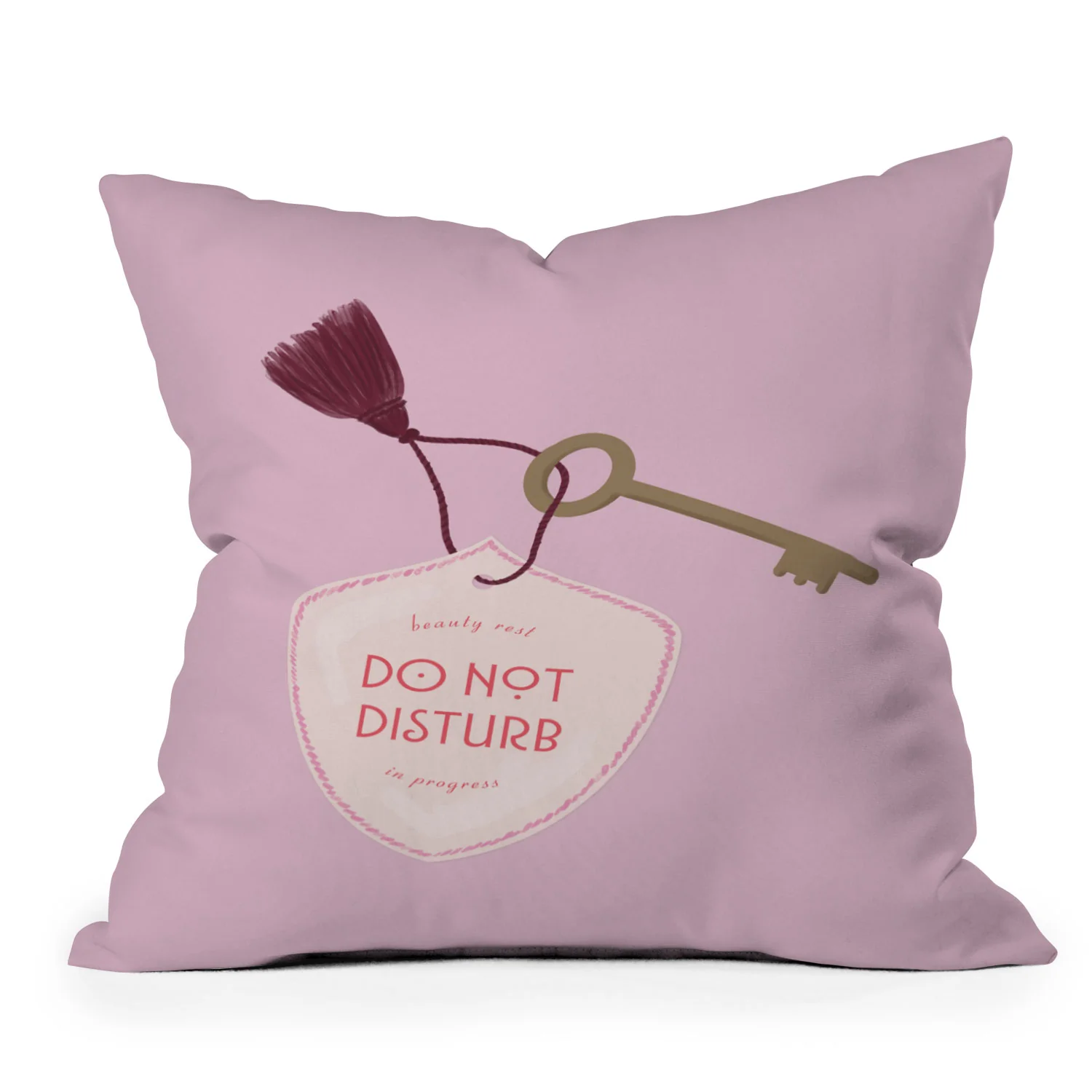 DENY Designs room key Outdoor Throw Pillow - Image 2