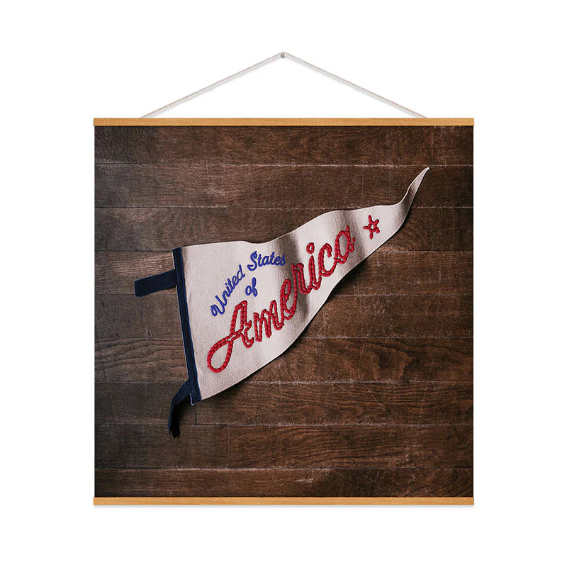 DENY Designs USA Stitched Pennant Art Print - Image 82