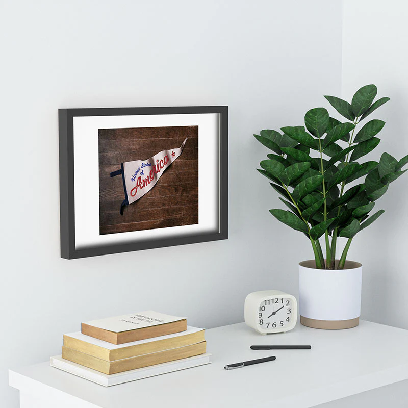DENY Designs USA Stitched Pennant Recessed Framing Rectangle - Image 20