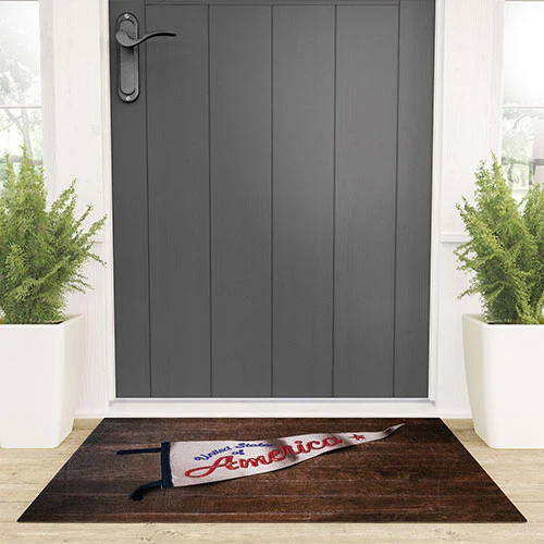 DENY Designs USA Stitched Pennant Welcome Mat - Image 5