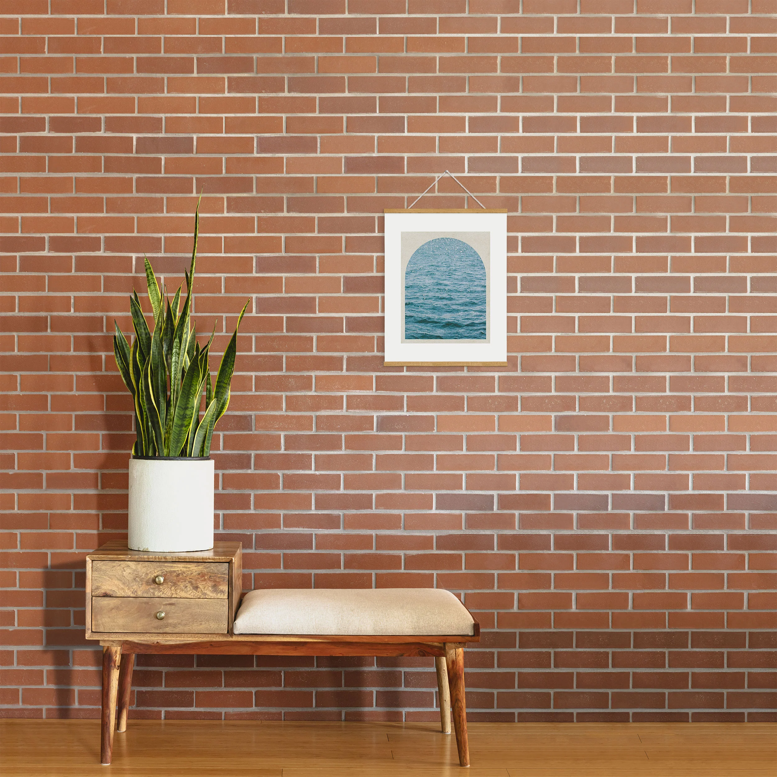 DENY Designs Waves Window Art Print - Image 35