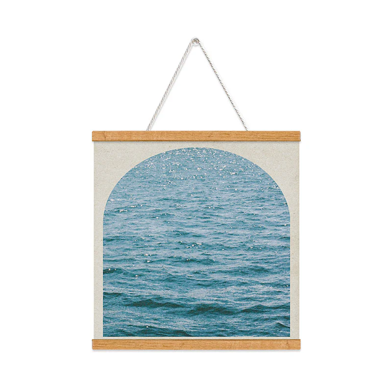 DENY Designs Waves Window Art Print - Image 40