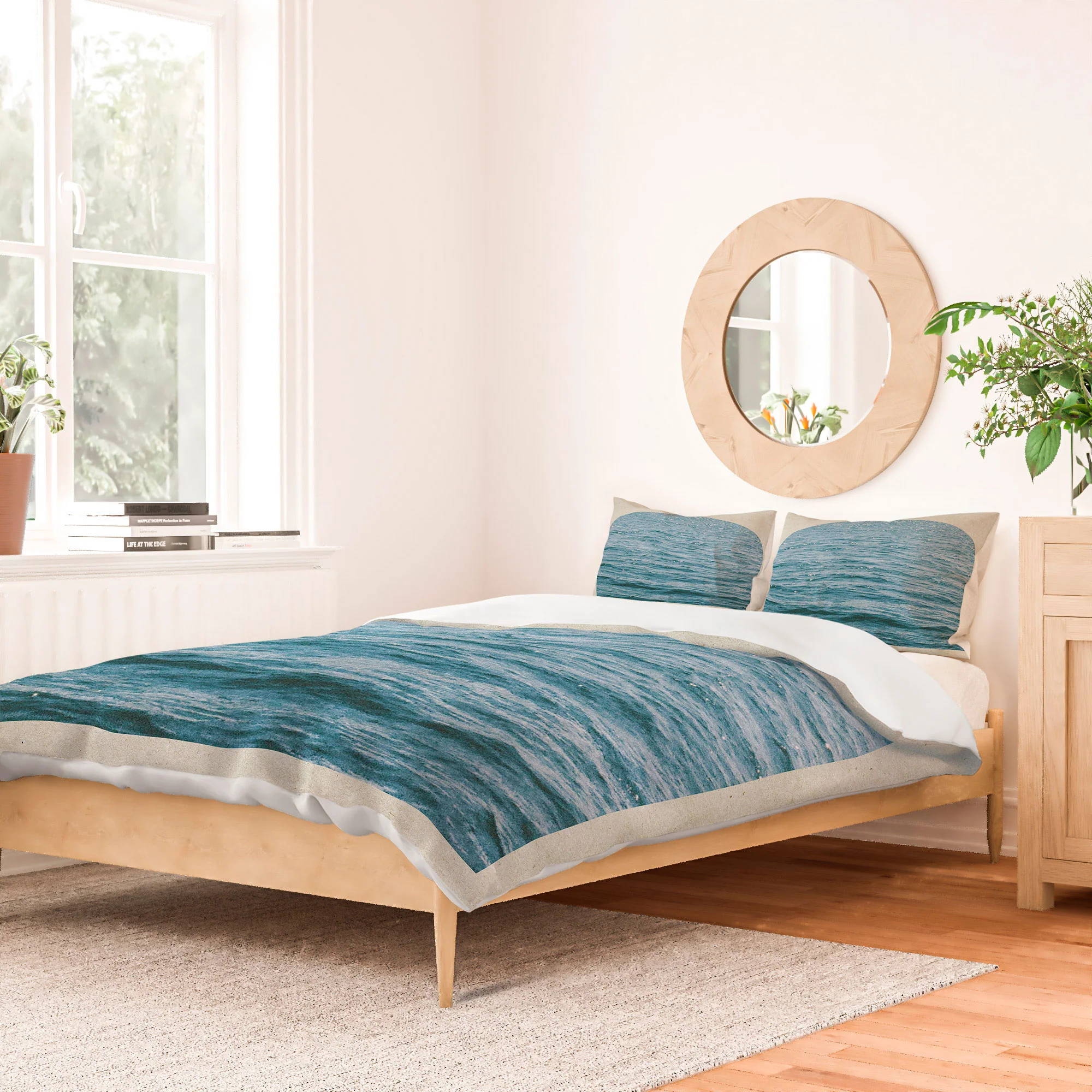 DENY Designs Waves Window Duvet Cover - Image 34