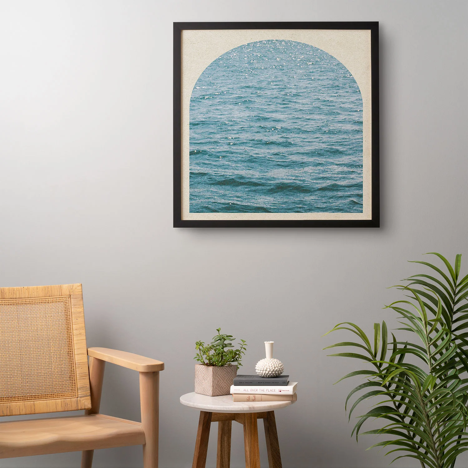 DENY Designs Waves Window Framed Wall Art - Image 12