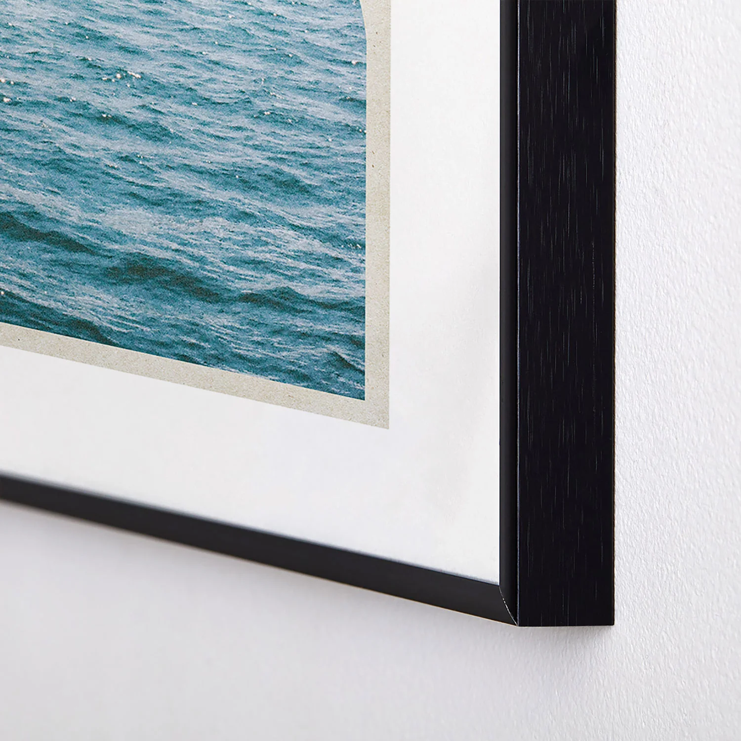 DENY Designs Waves Window Metal Framed Art Print - Image 12