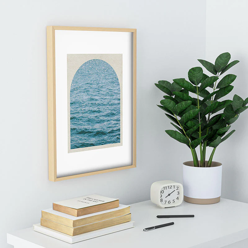 DENY Designs Waves Window Recessed Framing Rectangle - Image 22