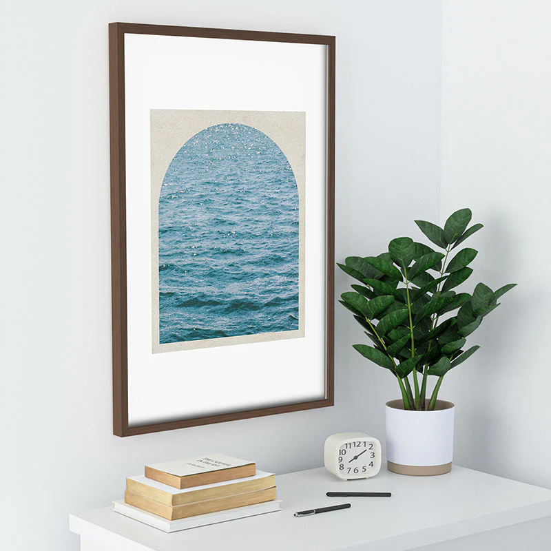 DENY Designs Waves Window Recessed Framing Rectangle - Image 32