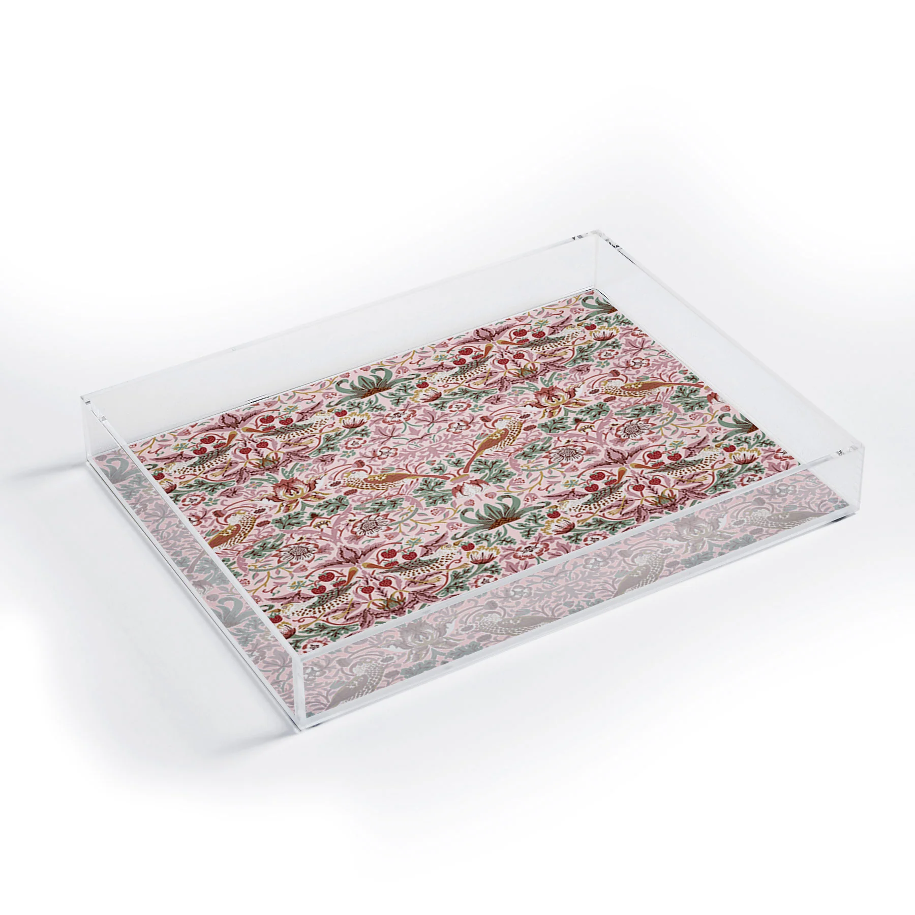 DENY Designs William Morris Strawberry Thief Panel Acrylic Tray - Image 3