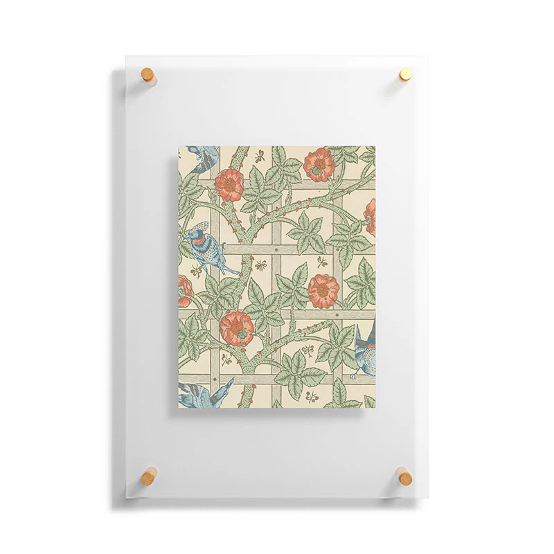 DENY Designs William Morris Trellis Floating Acrylic Print - Image 13