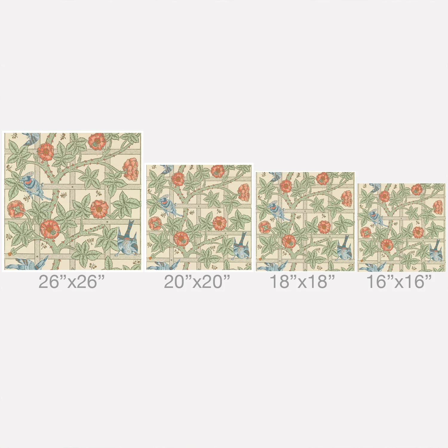 DENY Designs William Morris Trellis Outdoor Throw Pillow - Image 20