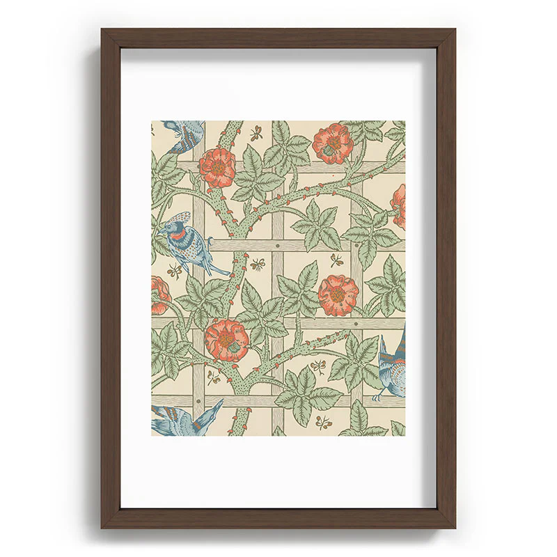DENY Designs William Morris Trellis Recessed Framing Rectangle - Image 15