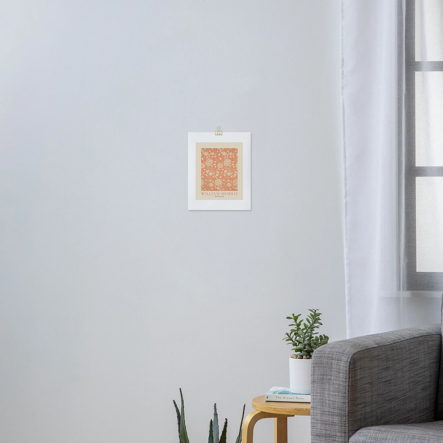 DENY Designs william morris tulip Art Print - Image 3